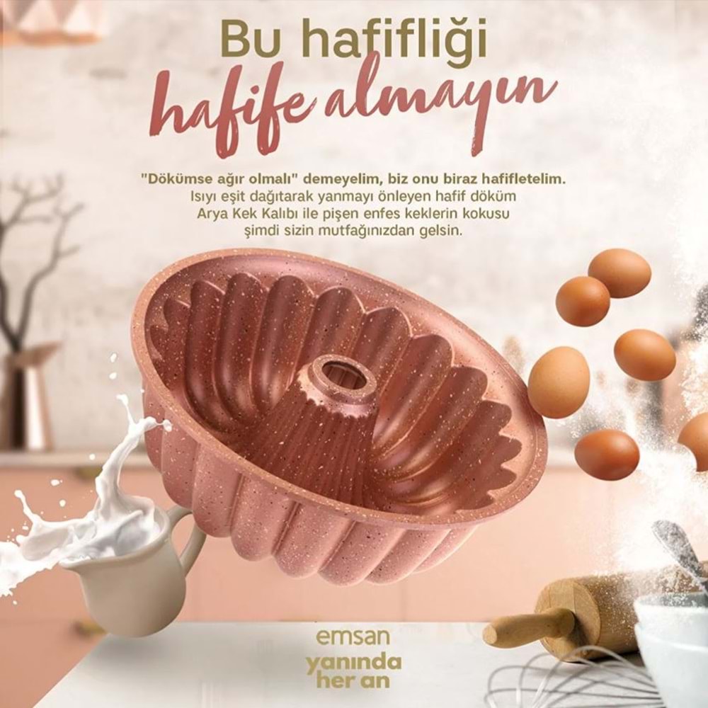 EMSAN ARYA KEK KALIBI, ROSE GOLD