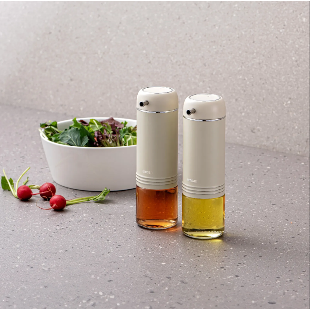 EMSAN MOKO YAĞLIK SİRKELİK SETİ EKRU