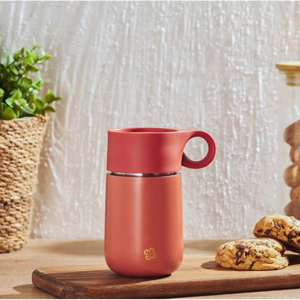 EMSAN SMART BARDAK TERMOS 300ML KİREMİT