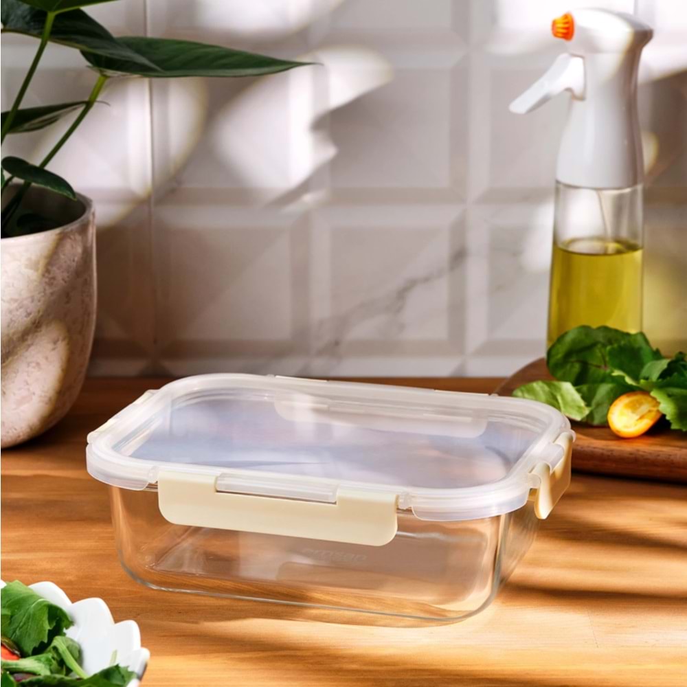 EMSAN SOFT 370 ML BOROSİLİKAT SAKLAMA KABI