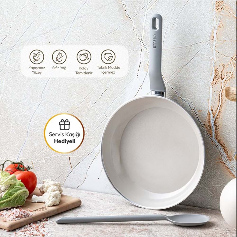 EMSAN SWISS RS 30 CM TAVA GRİ, GRİ