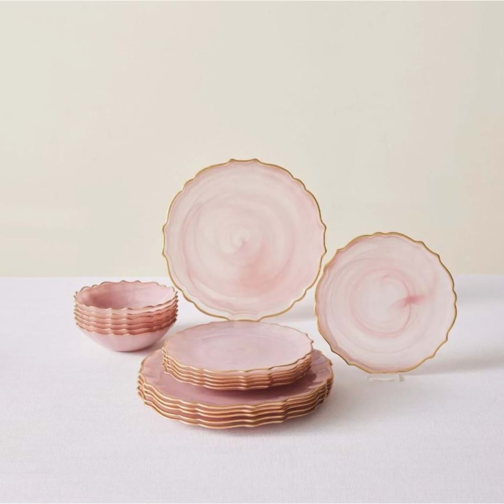 EMSAN ICEQUEEN 18 PARÇA 6 KİŞİLİK, PEMBE