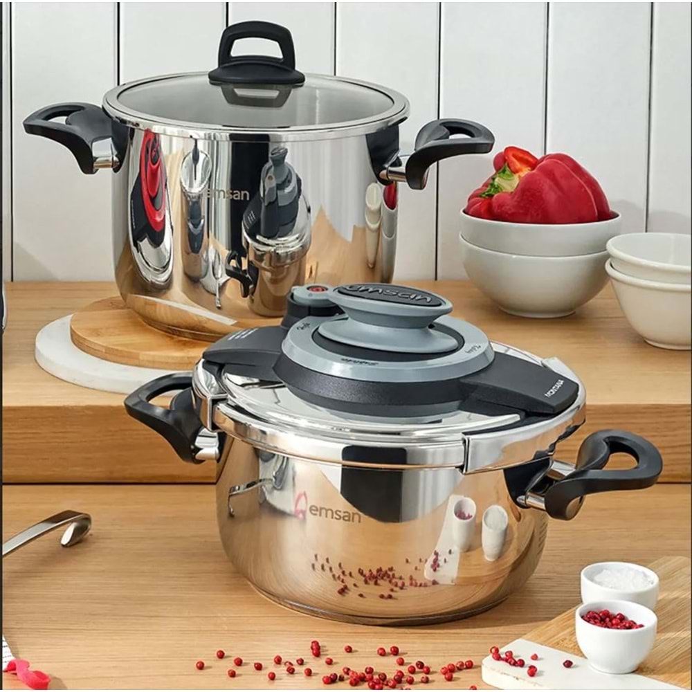 EMSAN MONTANA 6+8 LT DÜDÜKLÜ TENCERE