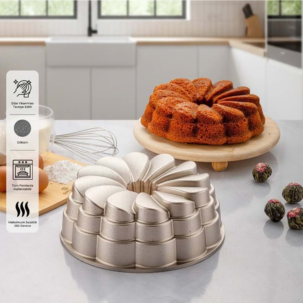 EMSAN GOLDEN ROSE KEK KALIBI GOLD