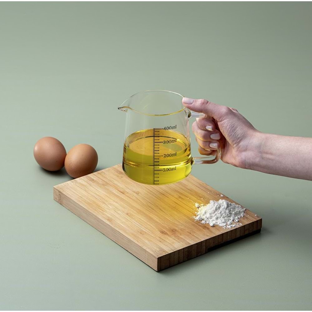 EMSAN LIA BOROSILIKAT ÖLÇÜ KABI, 400 ML