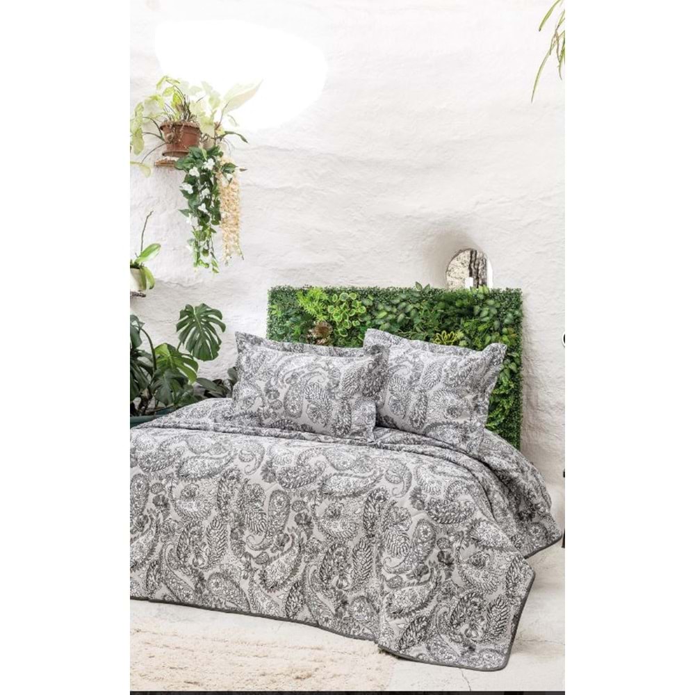 200X220 LUXART NEVRESİM TAKIMI CAROL GRIS