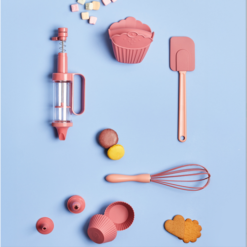 EMSAN PASTRY CHEF GIFT SET PEMBE
