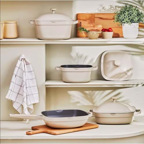 EMSAN WHİTE STONE 7 PARÇA TENC SETİ