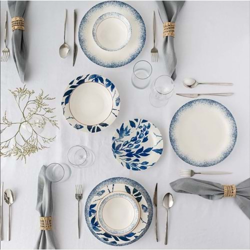 EMSAN LILABELLE 24 PRÇ 6 KİŞİLİK YEMEK TAKIMI