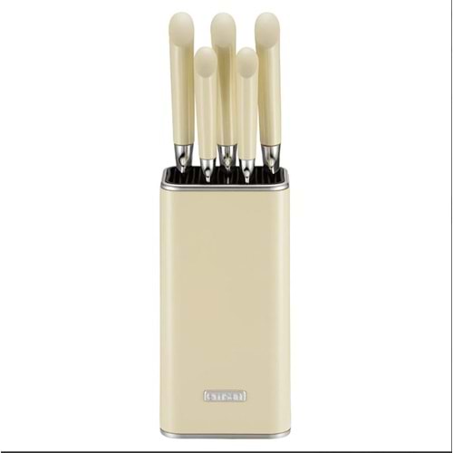 EMSAN VENİCE 6 PARÇA BIÇAK SETİ EKRU