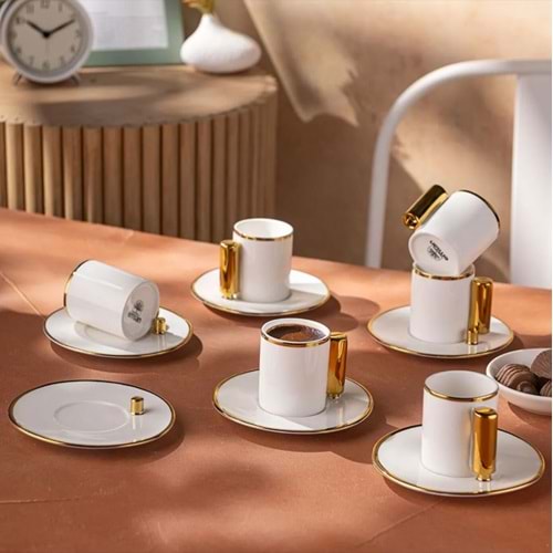 EMS MODERN 80ML 6'LI KAHVE FİNCAN TAKIMI