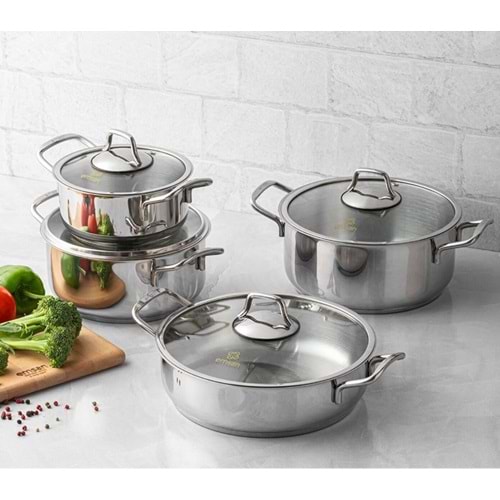 EMSAN DEMRE 8 PARÇA TENCERE SETİ