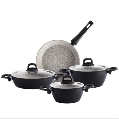 EMSAN BANNEY GRANİT 7 PARÇA SET