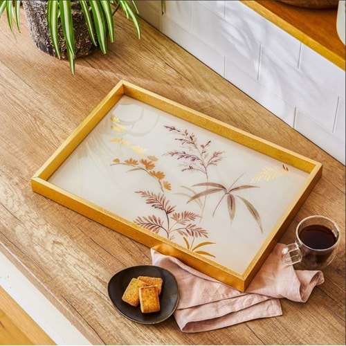 EMSAN FELİTA TEPSİ GOLD 31X46 CM