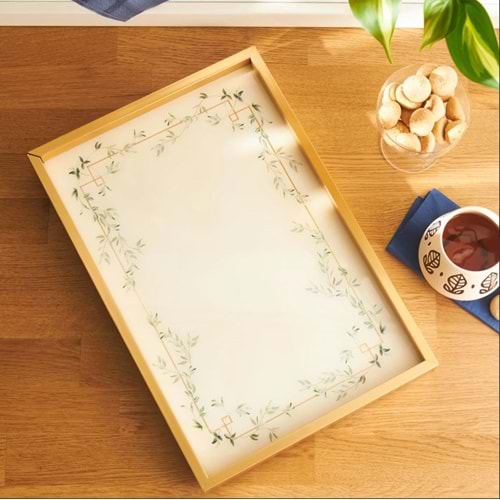 EMSAN FORESTA TEPSİ GOLD 31X46 CM