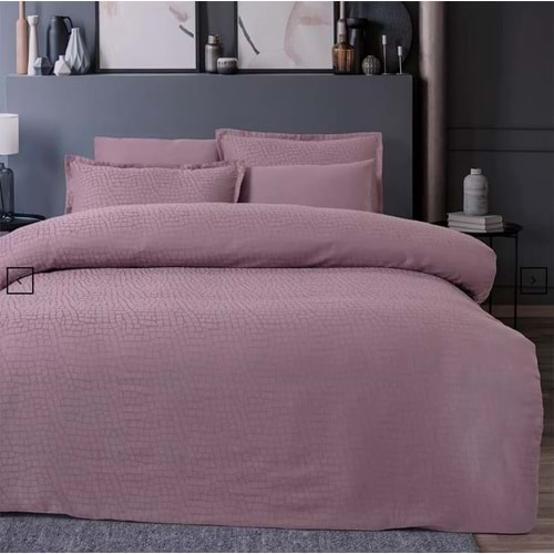 200X220 SATEN NEVRESİM TAKIMI ADELYA LİLA
