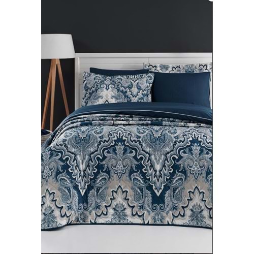 200X220 LUXART NEVRESİM TAKIMI TEGAN DENIM