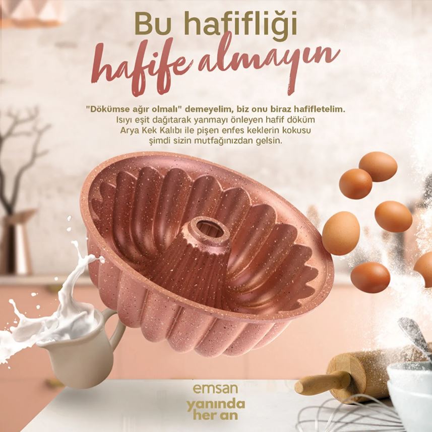 EMSAN ARYA KEK KALIBI, ROSE GOLD
