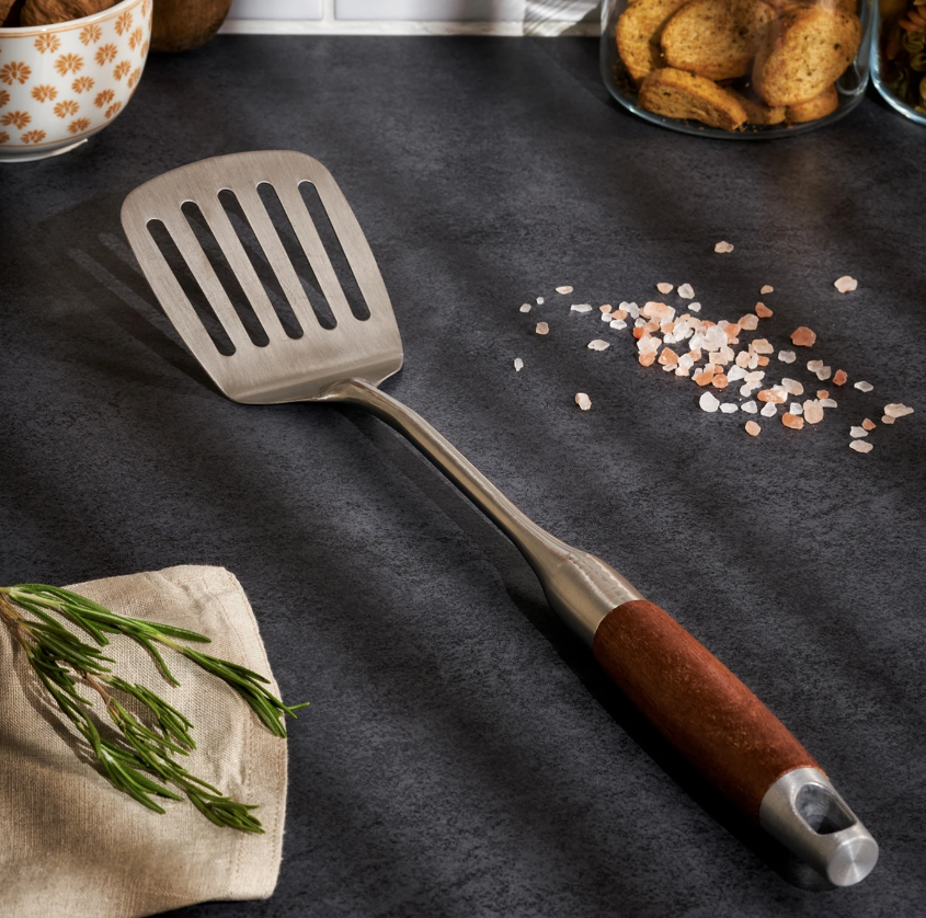 EMSAN WOODY PASLANMAZ ÇELİK IZGARA SPATULA